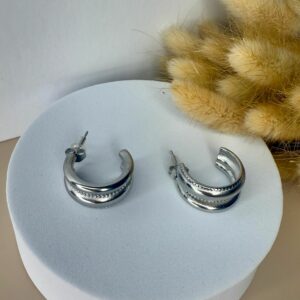 Silver Hoops