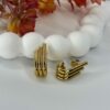 Triple Waves Studs